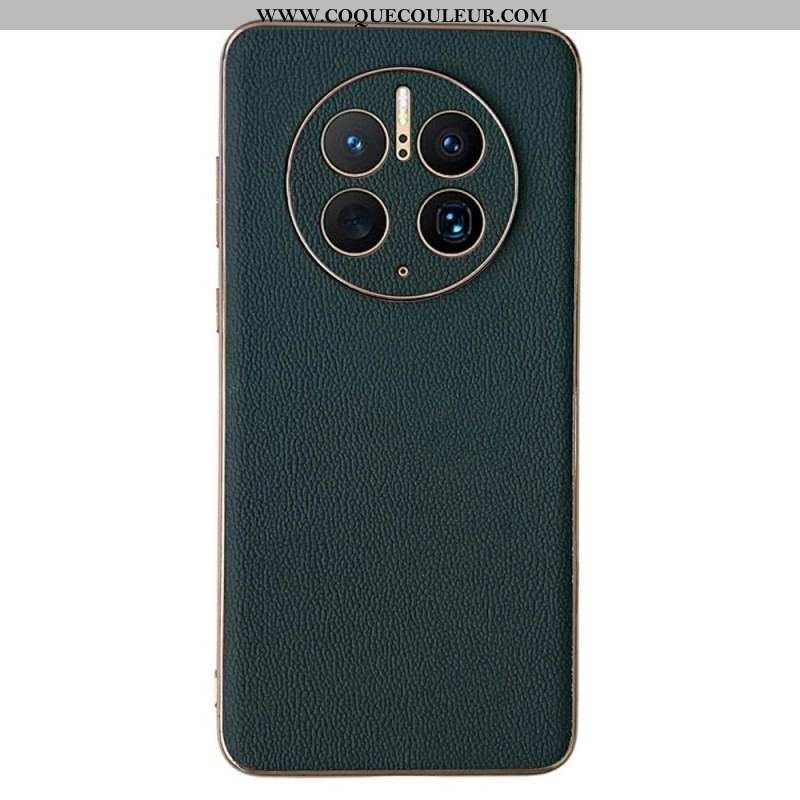 Coque Huawei Mate 50 Pro Véritable Cuir Color