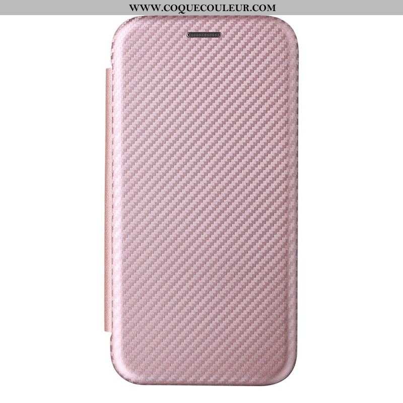 Flip Cover Moto G41 / G31 Silicone Carbone