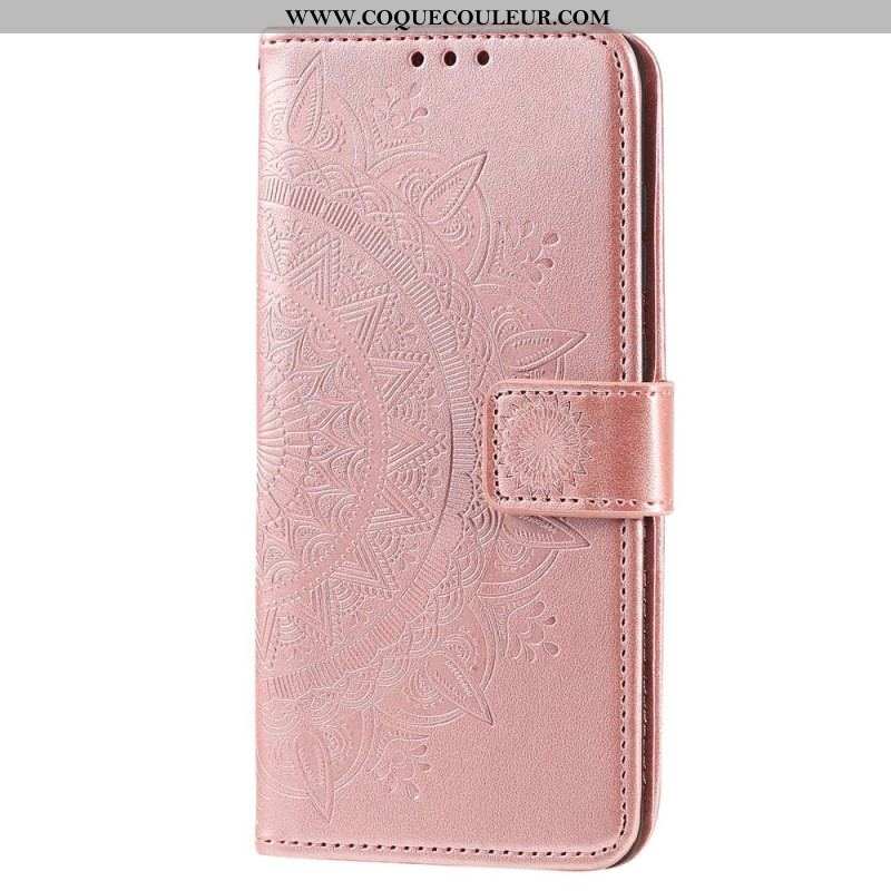 Housse OnePlus 10T 5G Mandala Soleil à Lanière