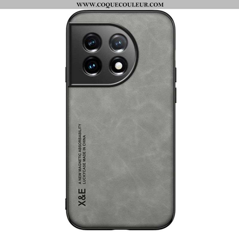 Coque OnePlus 11 5G Cuir Effet Cuir X&E