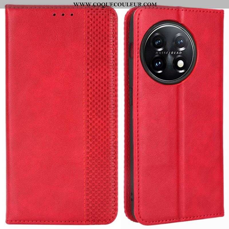 Flip Cover OnePlus 11 5G Style Cuir Stylisé