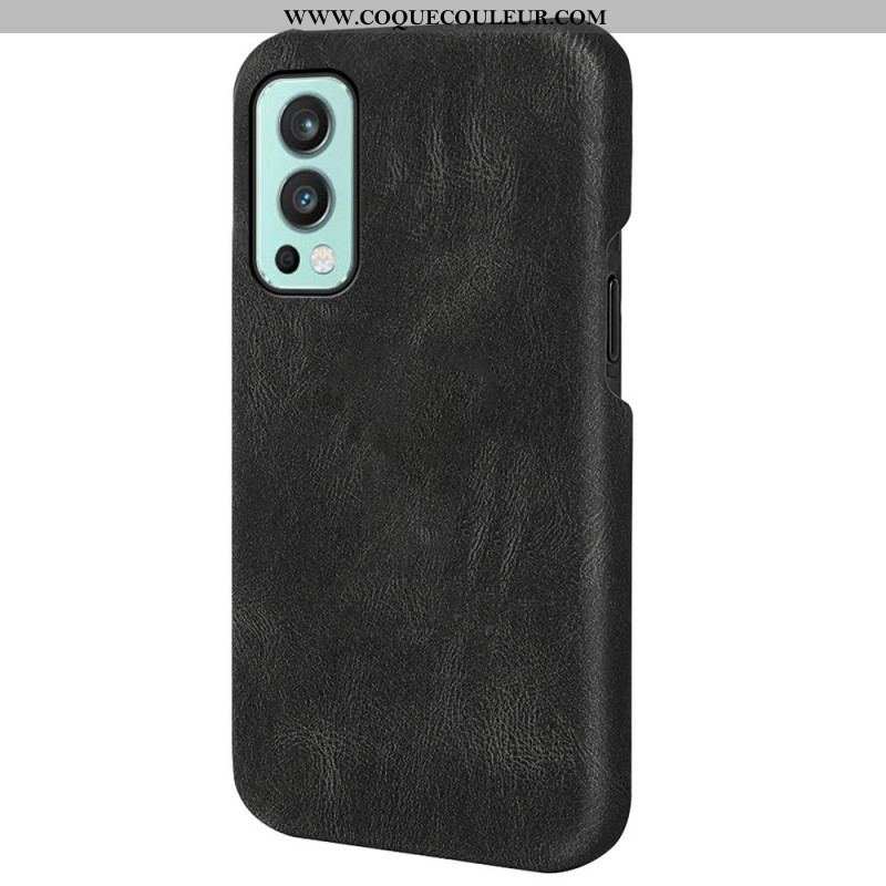 Coque OnePlus Nord 2 5G Effet Cuir Élégance New Colors