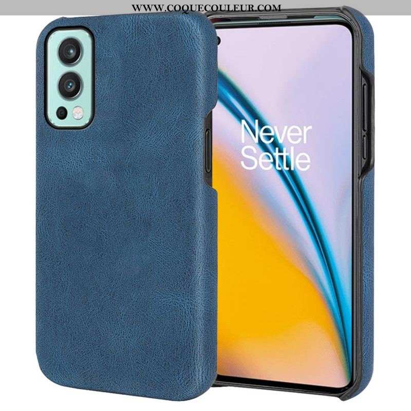 Coque OnePlus Nord 2 5G Effet Cuir Élégance New Colors