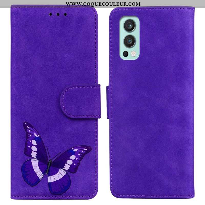 Housse OnePlus Nord 2 5G Skin-Touch Papillon