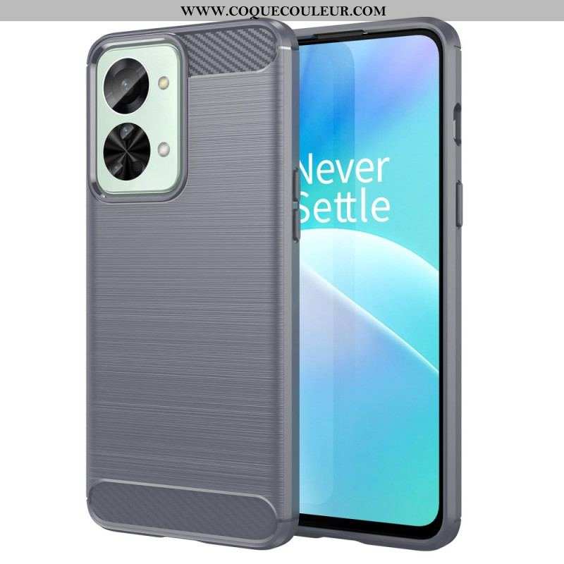 Coque OnePlus Nord 2T 5G Sobre Carbone Brossée