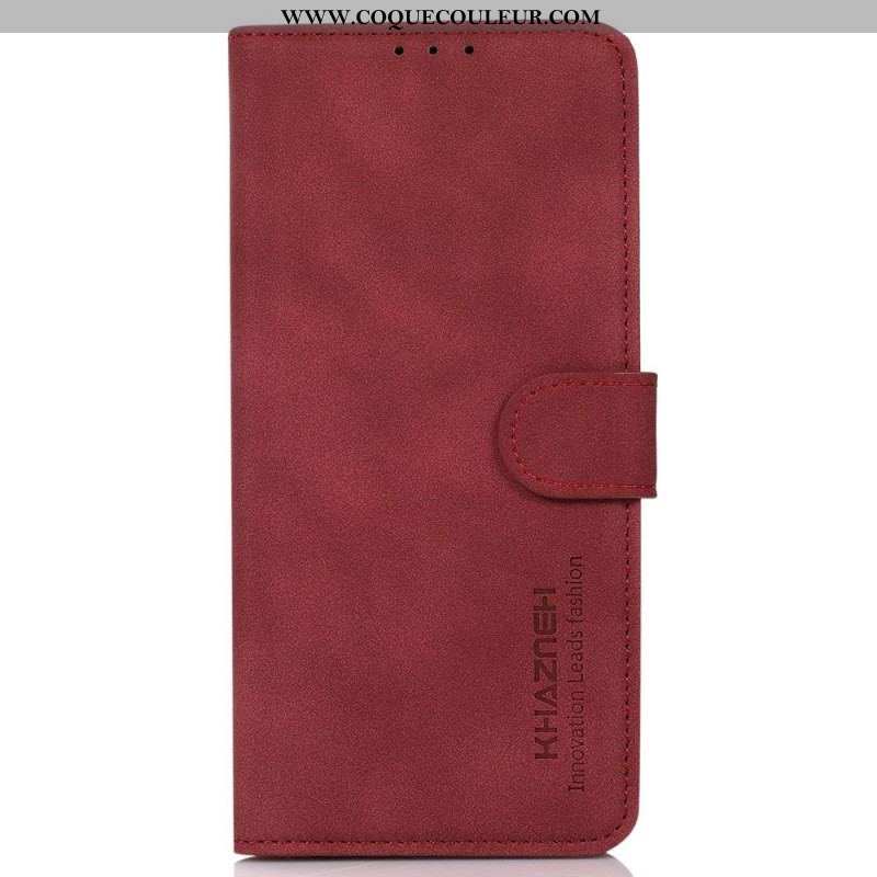 Housse OnePlus Nord 2T 5G Simili Cuir Vintage KHAZNEH