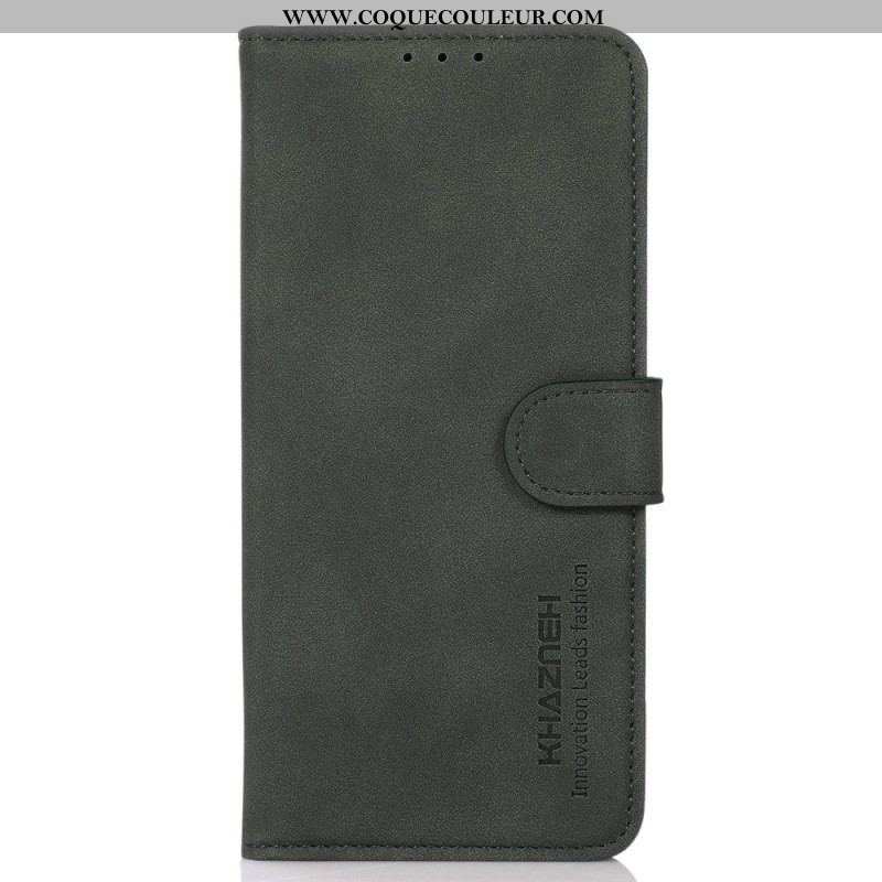 Housse OnePlus Nord 2T 5G Simili Cuir Vintage KHAZNEH