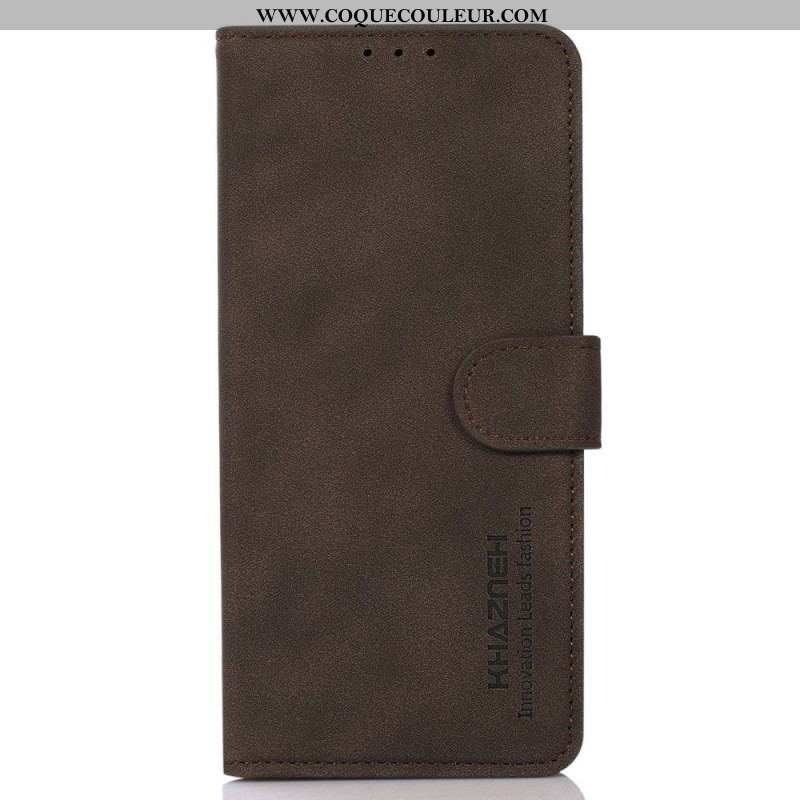 Housse OnePlus Nord 2T 5G Simili Cuir Vintage KHAZNEH