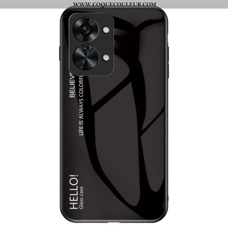 Coque OnePlus Nord 2T 5G Verre Trempé Hello