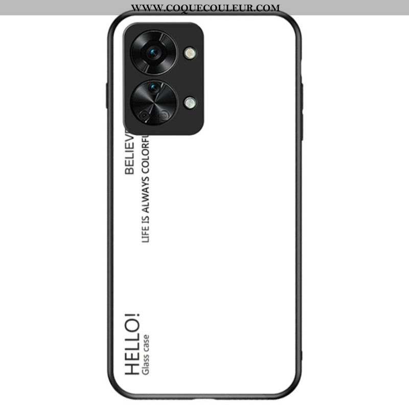 Coque OnePlus Nord 2T 5G Verre Trempé Hello