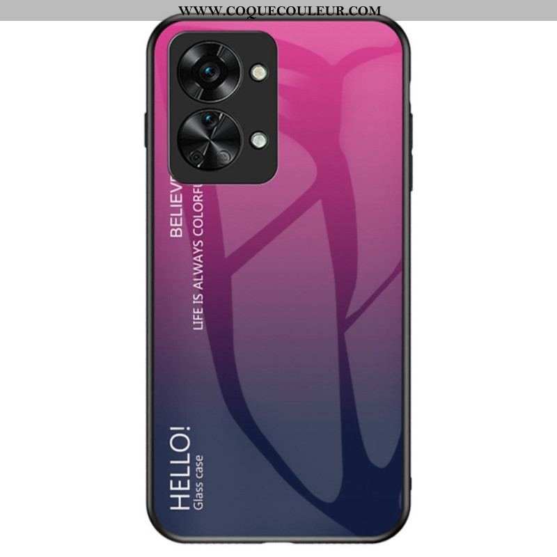 Coque OnePlus Nord 2T 5G Verre Trempé Hello