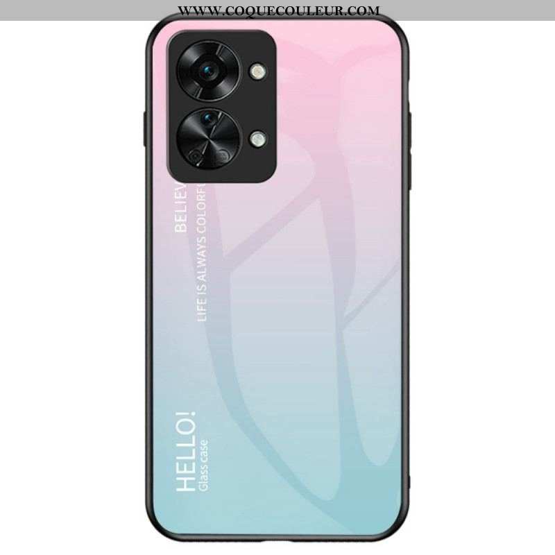 Coque OnePlus Nord 2T 5G Verre Trempé Hello