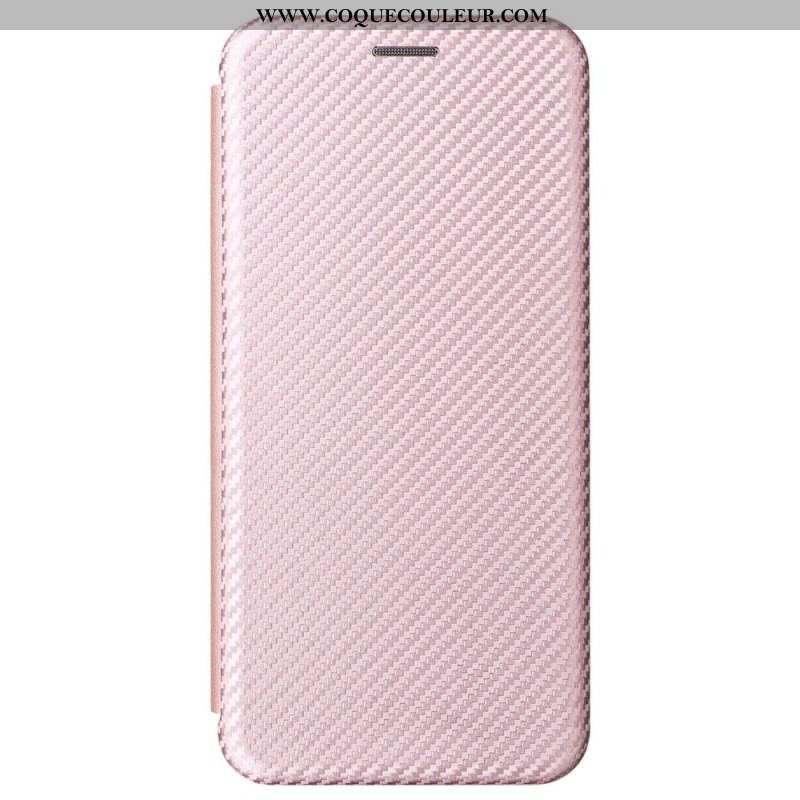 Flip Cover OnePlus Nord 2T 5G Fibre Carbone à Anneau