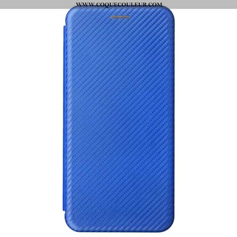 Flip Cover OnePlus Nord 2T 5G Fibre Carbone à Anneau