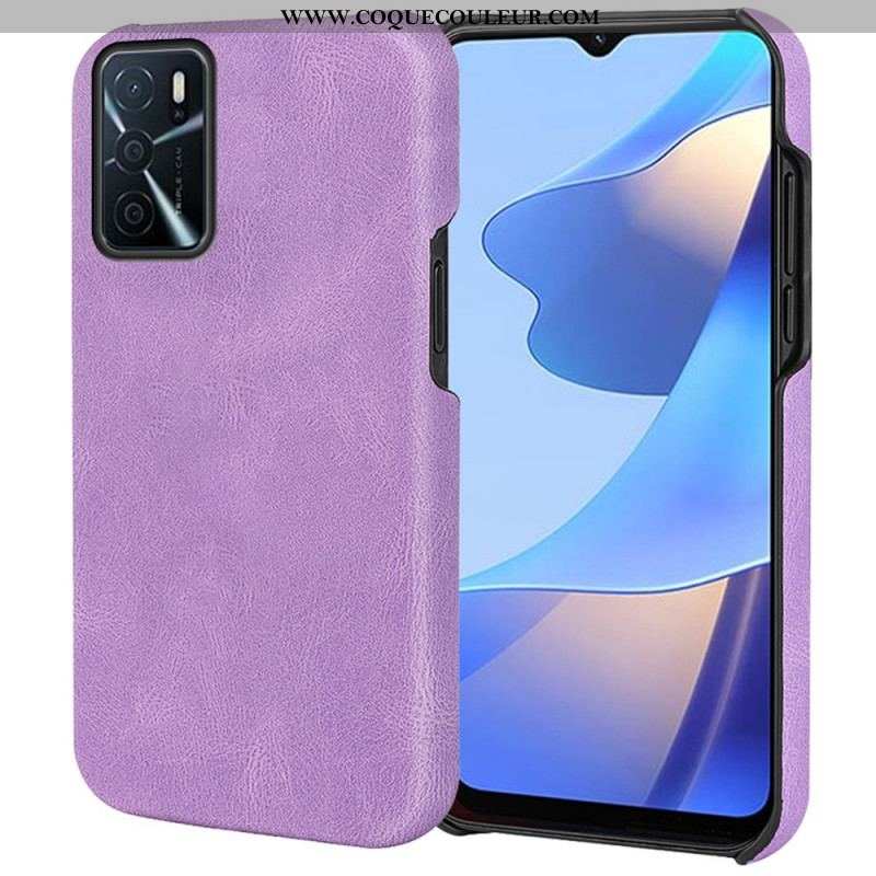 Coque Oppo A16 / A16s Effet Cuir Élégance New Colors