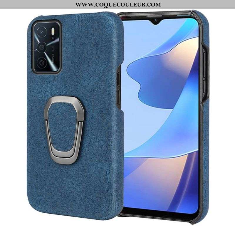 Coque Oppo A16 / A16s Effet Cuir Anneau-Support New Colors