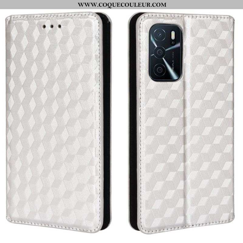 Flip Cover Oppo A16 / A16s Effet Cuir Diamant