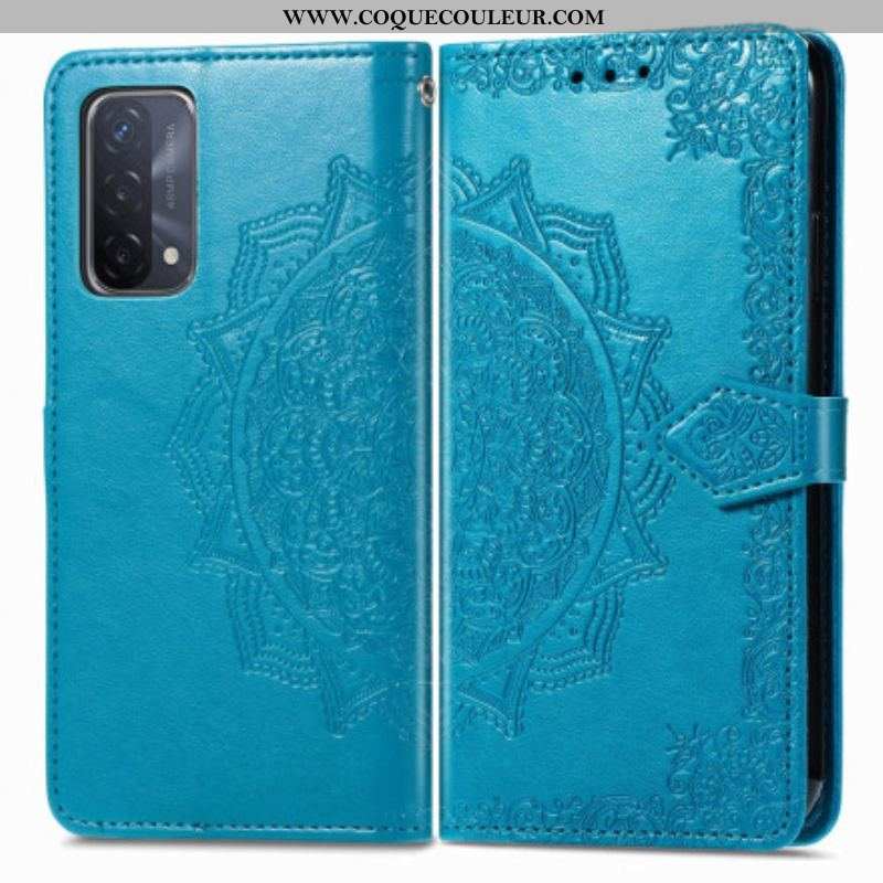 Housse Oppo A54 5G / A74 5G Mandala Moyen Age