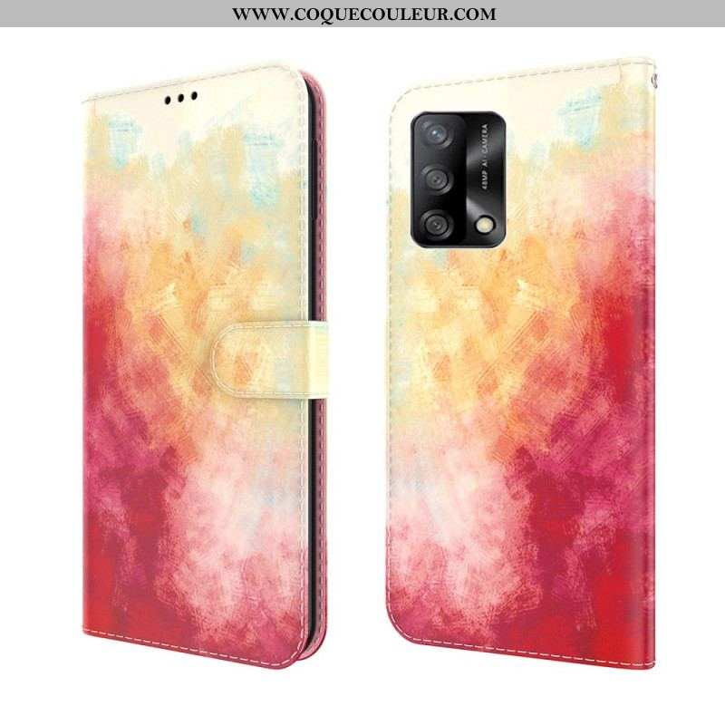 Housse Oppo A74 4G Aquarelle