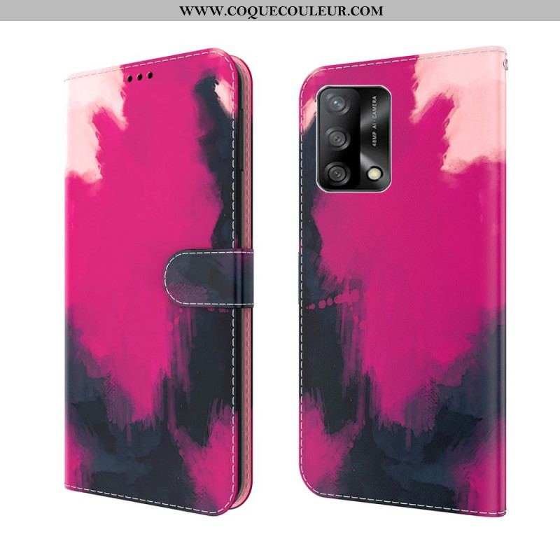 Housse Oppo A74 4G Aquarelle