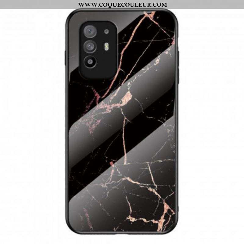 Coque Oppo A94 5G Verre Trempé Marble Colors