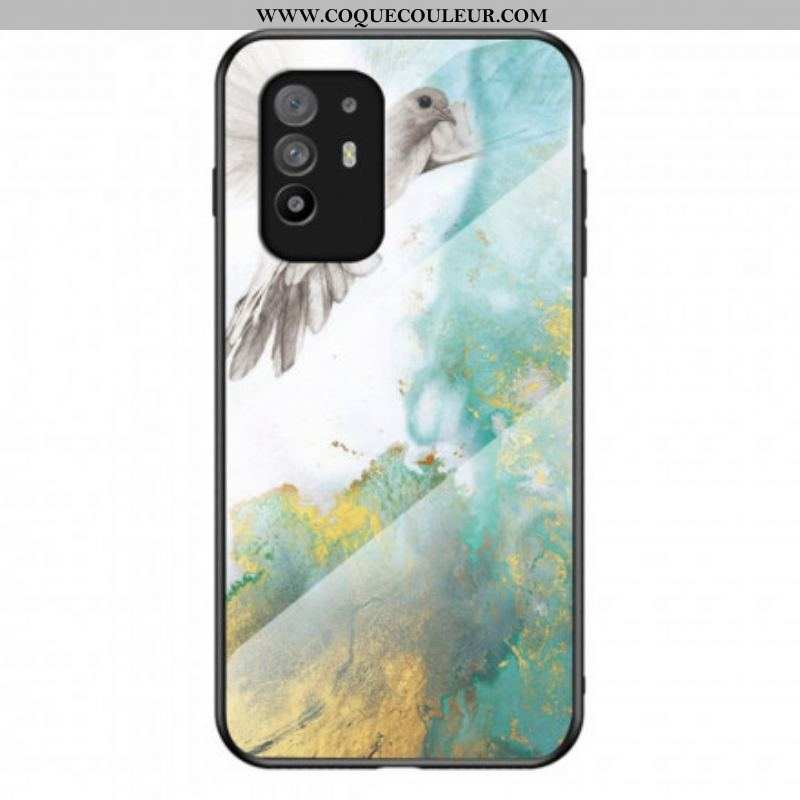 Coque Oppo A94 5G Verre Trempé Marble Colors