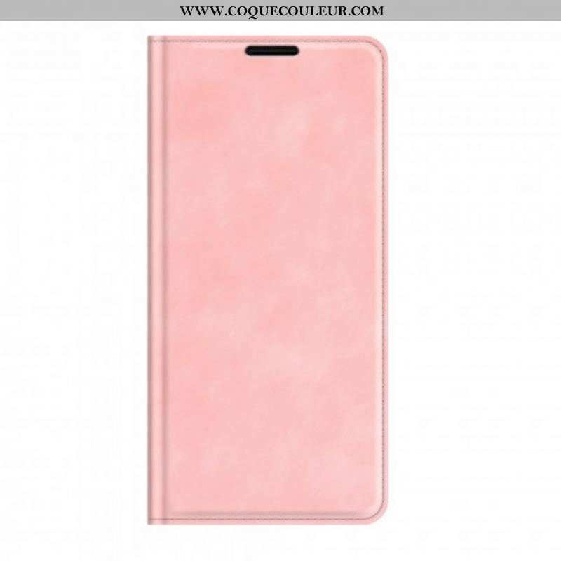 Flip Cover Oppo A94 5G Effet Cuir Douceur