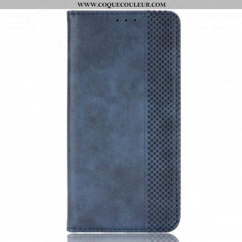 Flip Cover Oppo A94 5G Effet Cuir Vintage Stylisé