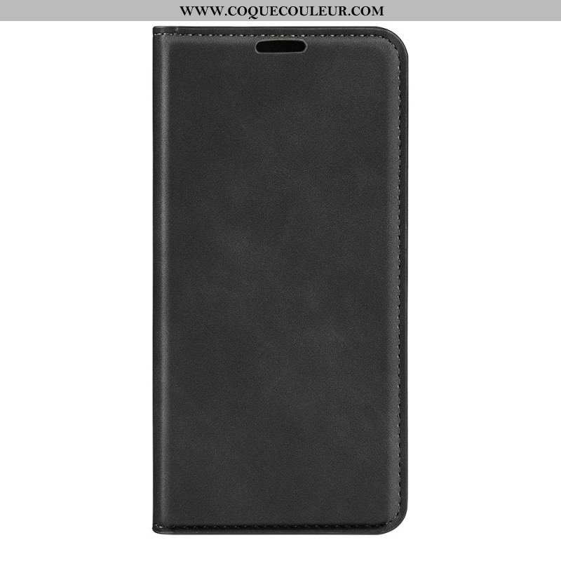 Flip Cover Oppo Find X5 Lite Simili Cuir Uni