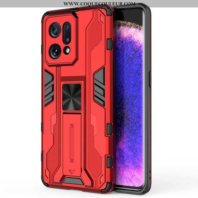 Coque Oppo Find X5 Support Amovible Vertical et Horizontal