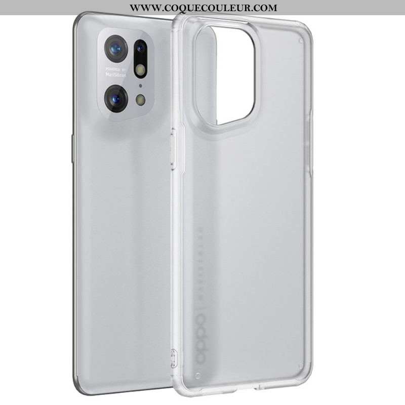 Coque Oppo Find X5 Pro Givrée