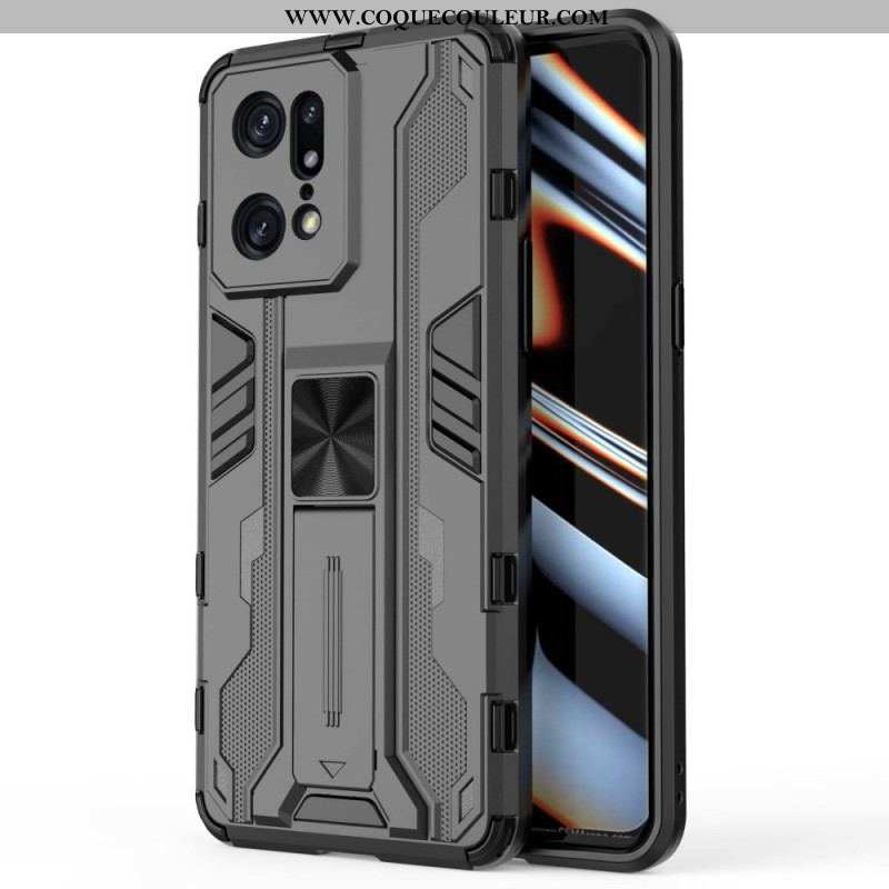 Coque Oppo Find X5 Pro Support Amovible Vertical et Horizontal