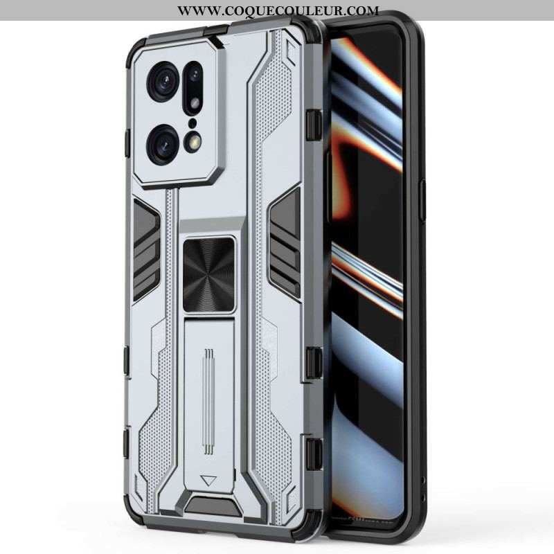 Coque Oppo Find X5 Pro Support Amovible Vertical et Horizontal