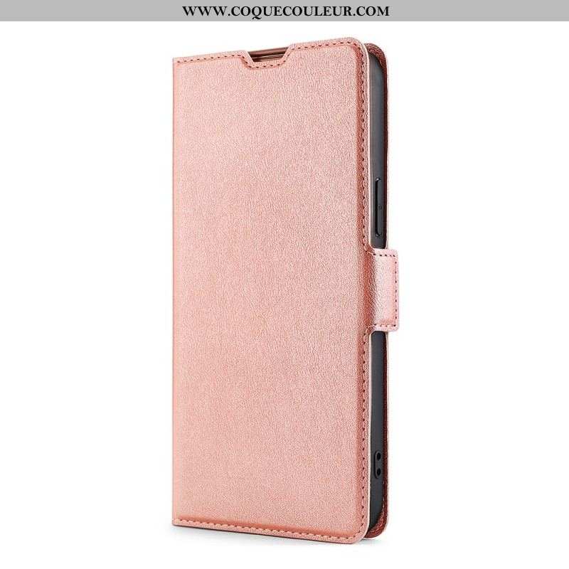 Flip Cover Oppo Find X5 Pro Effet Cuir