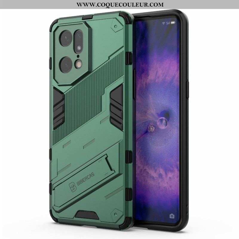 Coque Oppo Find X5 Pro Support Amovible Deux Positions Mains Libres