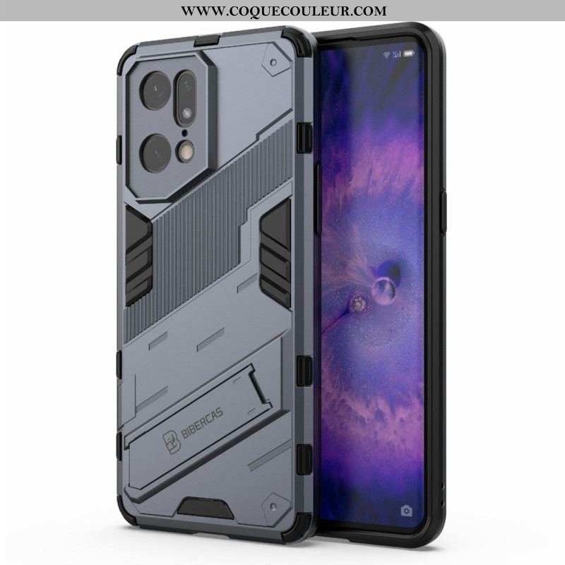 Coque Oppo Find X5 Pro Support Amovible Deux Positions Mains Libres