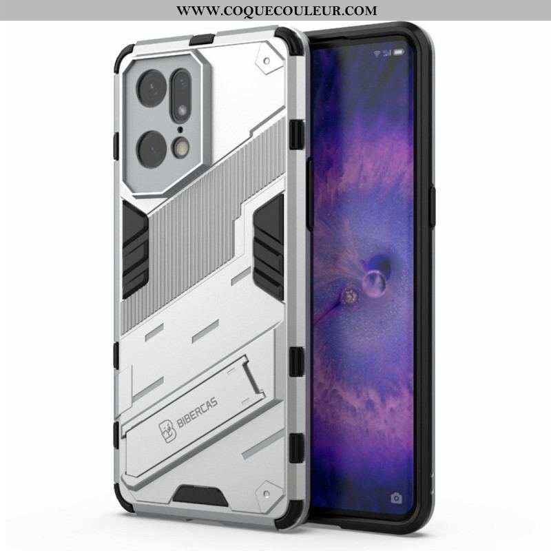 Coque Oppo Find X5 Pro Support Amovible Deux Positions Mains Libres