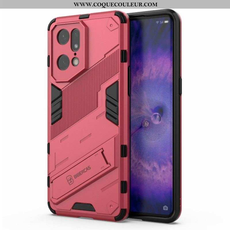 Coque Oppo Find X5 Pro Support Amovible Deux Positions Mains Libres