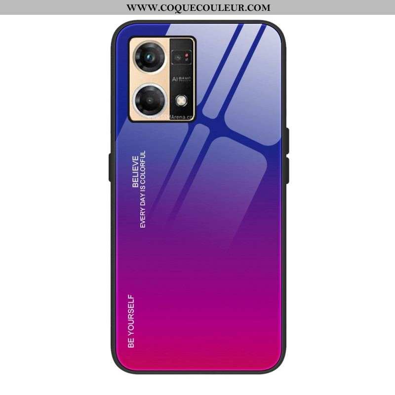 Coque Oppo Reno 7 Verre Trempé Be Yourself