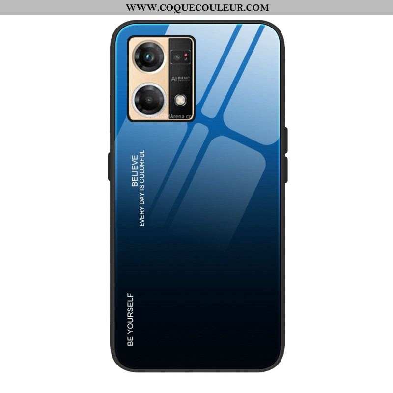 Coque Oppo Reno 7 Verre Trempé Be Yourself