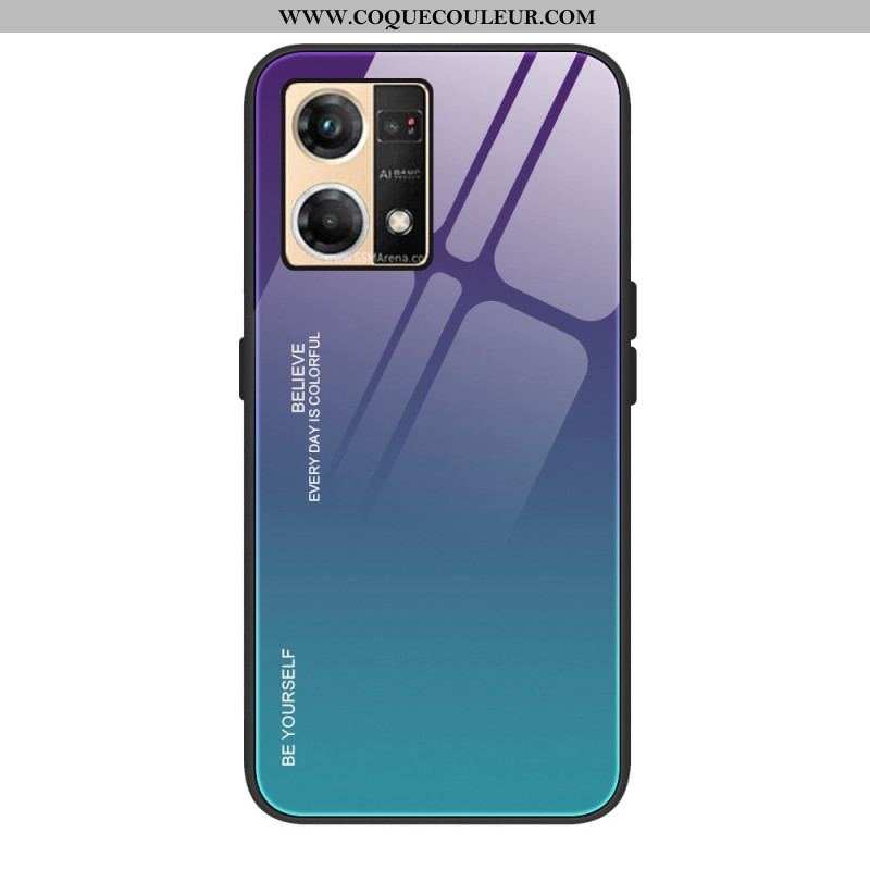 Coque Oppo Reno 7 Verre Trempé Be Yourself