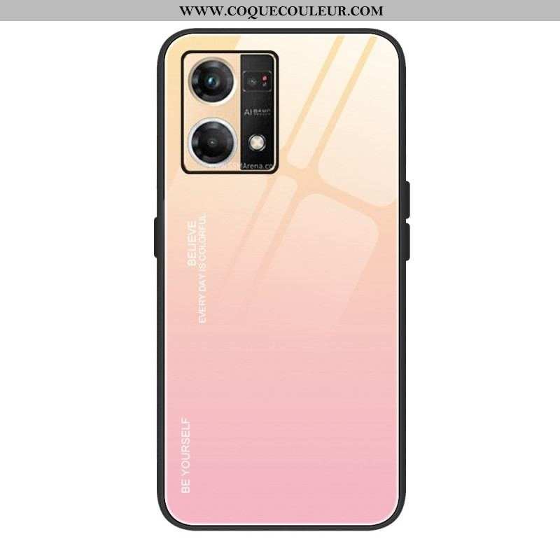 Coque Oppo Reno 7 Verre Trempé Be Yourself