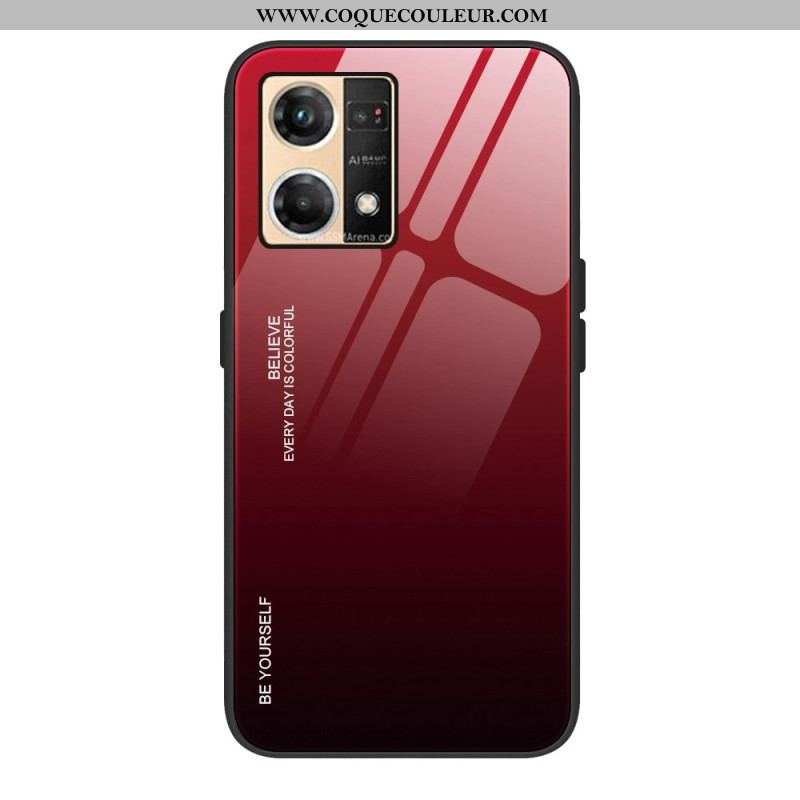 Coque Oppo Reno 7 Verre Trempé Be Yourself