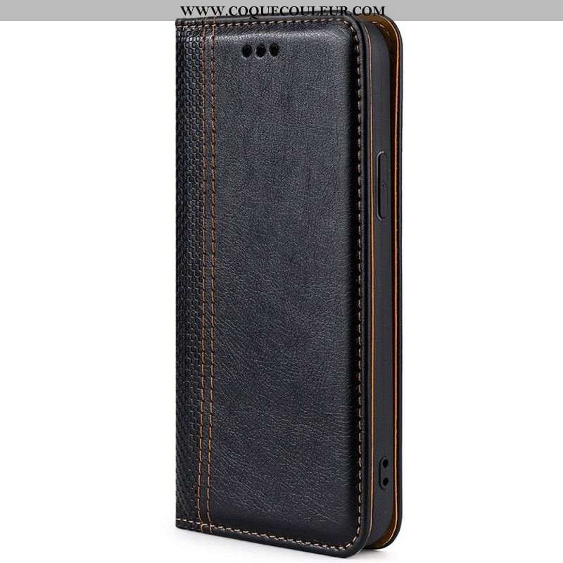 Flip Cover Oppo Reno 7 Simili Cuir Vintage