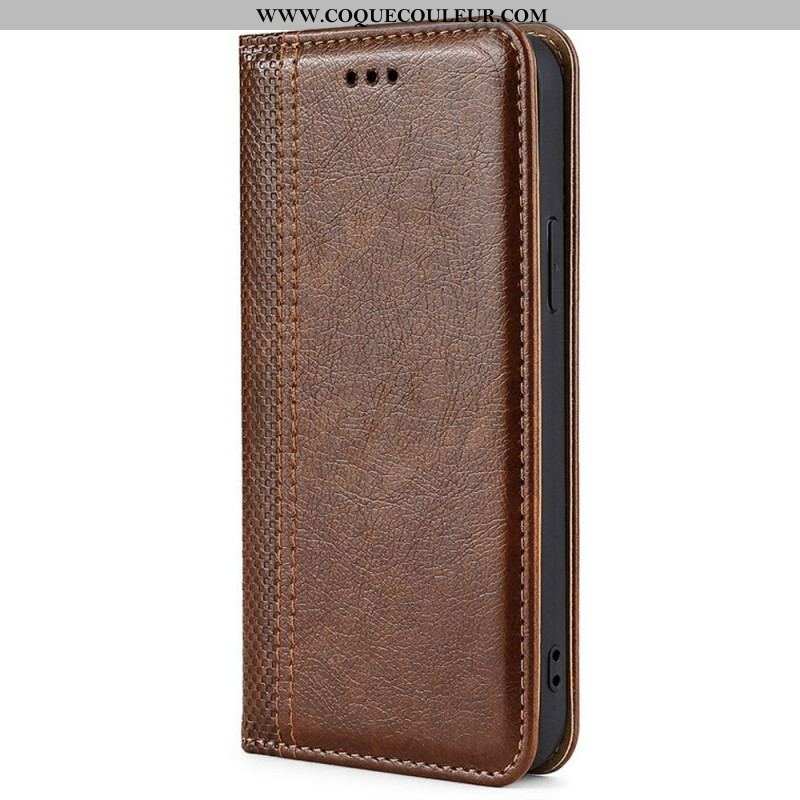 Flip Cover Oppo Reno 7 Simili Cuir Vintage