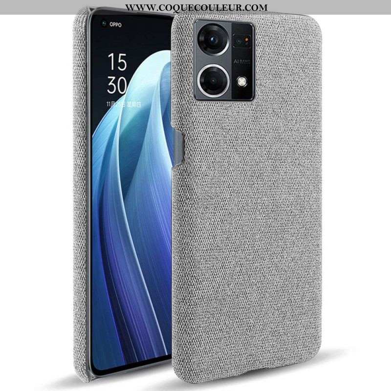 Coque Oppo Reno 7 Tissu