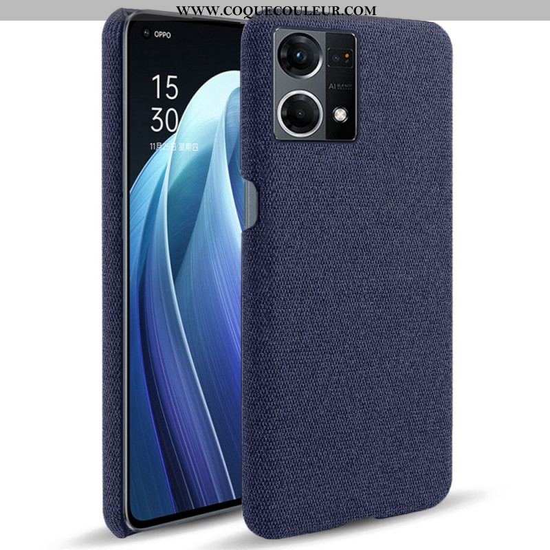 Coque Oppo Reno 7 Tissu