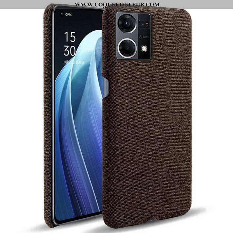 Coque Oppo Reno 7 Tissu