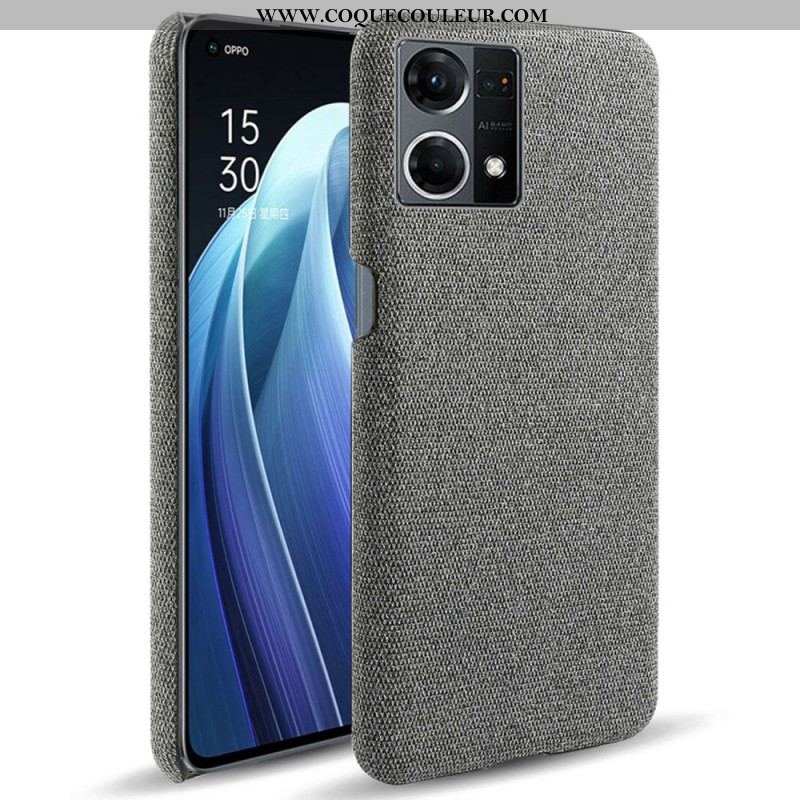 Coque Oppo Reno 7 Tissu