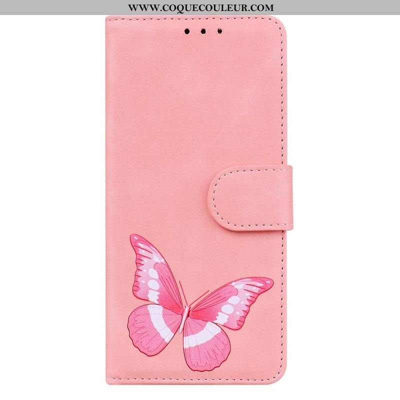 Housse Oppo Reno 8 Lite Papillon